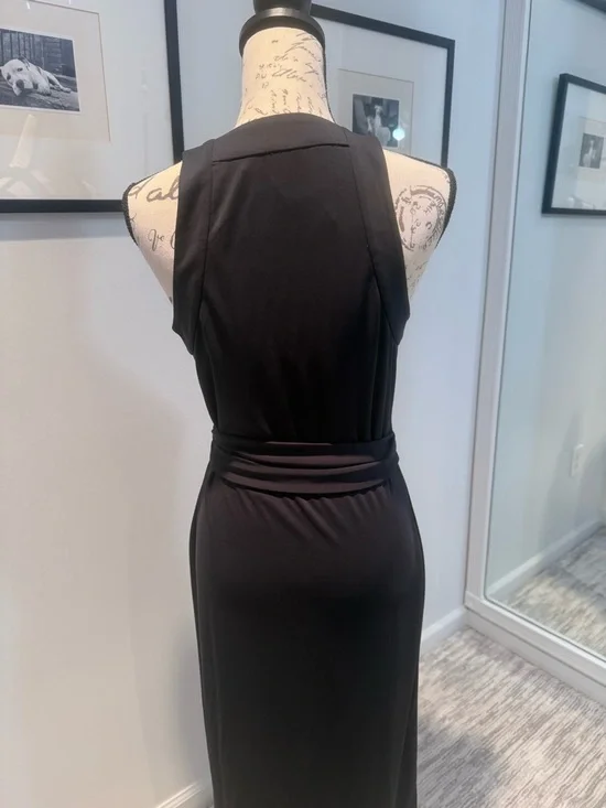 Ann Taylor Navy Blue Wrap dress NEW WITH TAGS - Picture 4 of 6